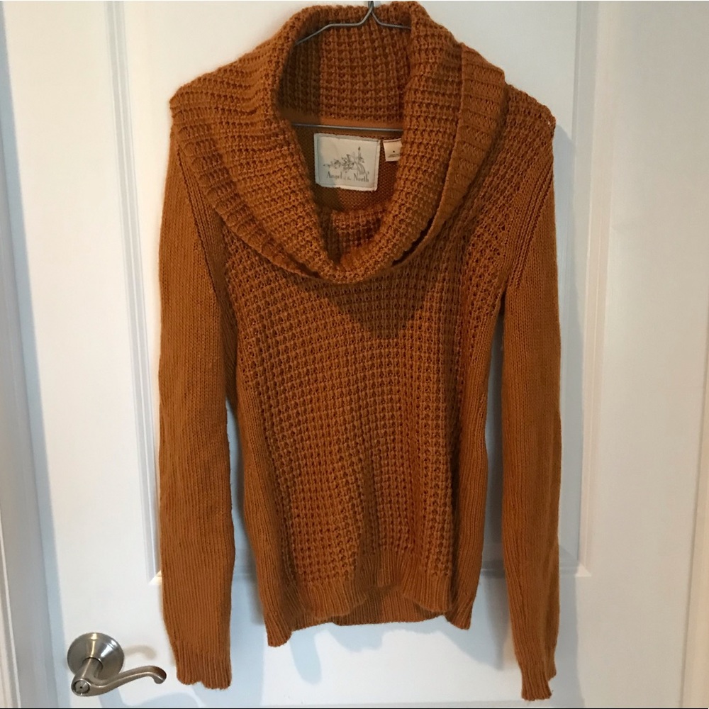 Anthropologie Cowl Sweater M Angel of the North